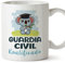 MUGFFINS Tazas para GUARDIA CIVIL hombre - En Español - Koalificado/koalificada - 11 oz / 330 ml - Regalo original y divertido