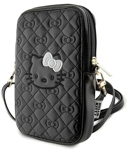Hello Kitty Tasche HKPBPEKHBPK Schwarz Quilted Bows Strap