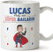 MUGFFINS Tazas Personalizadas para BAILARÍN hombre - En Español - ¡Eres Súper! - 11 oz / 330 ml - Regalo Personalizable original y divertido