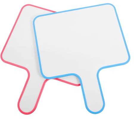 NAMOARLY 2 Stück Tragbare Doppelseitige Trockenlöschtafel Kleine Löschbare Schreibtafel Für Auktionen Bewertungen Und Unterricht Langlebiges Material Einfach Zu Reinigen Mit Sanften