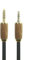 ABLET 4.4mm Balanced 5 Pole Connector to 3.5mm 1/8 TRS Stereo Audio Cable - 6N OCC Copper Single Crystal Silver Plated Wire - Walnut Wood Shell 3.5mm Stereo Male to 4.4mm Balanced Male