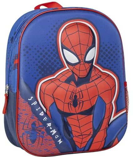 CERDA GROUP Unisex Kinder Cerda, Standard, bunt, Estándar Kinderrucksack Spiderman, Blau