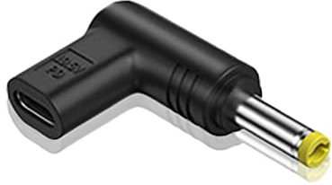 Weiblicher USB C-Adapter | USB-Typ-C-auf-DC-Adapter, 19,5-Volt-Typ-C-Buchse Auf DC-Stecker-Adapter | USB C Zu DC 5,5 X 2,5 Mm/5,2 X 2,1 Mm/4,8 X 1,7 Mm/4,0 X 1,7 Mm/3,5 X 1,35 Mm/3,0 X 1,1 Mm Netzstec
