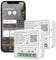 JAOGAUS Homekit - Interruptor inteligente inalámbrico (2 unidades, no requiere concentrador, interruptor de relé inteligente, domótico, compatible con Smart Life/Tuya, Alexa, Google Home, Home