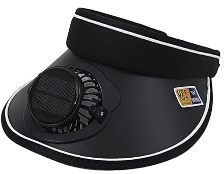 Baoblaze Sonnenblende-Hut mit elektrischem, große Krempe, Sonnenschutzhut zum Radfahren und Wandern