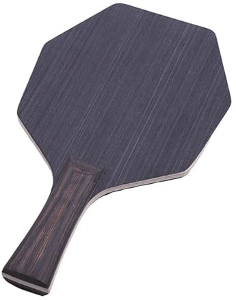 Raqueta hexagonal de pong | Pala de pong - Cyber Tenis de mesa, raqueta de pong de madera hexagonal, resistente juego de pádel para tecnología avanzada