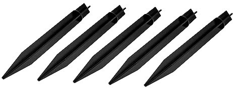 MERRYHAPY 15 Stk Erdspieße Zuckerstange Beleuchtet Weg Im Freien Erdspießlampen Bodenpflöcke Laterne Zuckerstangen-solarleuchten Solarlampe Im Freien Stecker Solarleuchte Im Freien Black