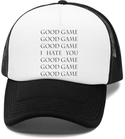 Ameretee Good Game I Hate You Baseball-Kopfkappe, Unisex, Snapback
