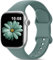 AMSKY Bracelet Sport en Silicone Compatible avec Bracelet Apple Watch Se 40mm 42mm 46mm 44mm 45mm 41mm 38mm, Doux Imperméable Femme Homme pour iWatch Serie 10 9 Se 8 7 6 5 4 3 2 1, Vert Sapin
