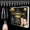 L'Exfose 552 pcs Capsule Americaine Ongle Stiletto - 12 Tailles New PMMA Hypoallergenique Capsules Ongles Stilleto for DIY Nail Art & Salons Acrylique Semi Transparent Faux Ongles