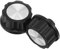 ULTECHNOVO 2pcs Timer Knobs Range Replacement Knobs, Air Fryer Replacement Knob Replacement Part Timer Knob D Type Shaft Knobs for Air Fryer Replacement Part
