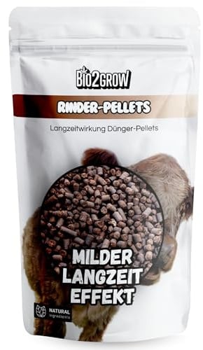 Bio2Grow Rinder-Pellets Dünger 3 Kg - Grow Organisch Indoor Outdoor Anbau Pflanzen Erde
