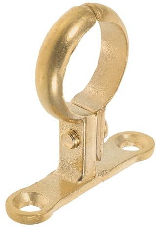 ORFOFE 2löcher Messing-rohrschelle Für Rohre Robuste Wand Und Deckenbefestigung Hochleistungsklemme Für Kabel Vielseitige Rohrbefestigung Für Heim Und