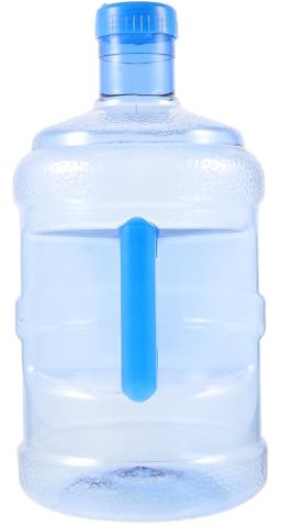 Toyvian Bouteille dEau de 5 Litres, Bouteille dEau Minérale, Seau Portable avec Poignée, Réutilisable pour la Maison et Activités de Plein Air, Bleu