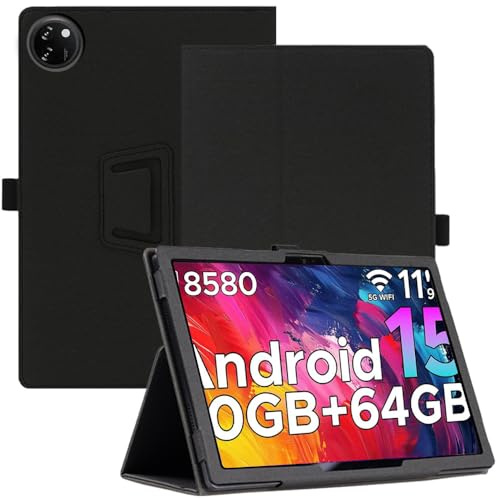 AKNICI Custodia Cover per DOOGEE Tab A9+ / DOOGEE Tab A9 Pro+ Tablet 11 Pollici, Pelle PU Cover Custodia Protettiva con Cinghia di Sicurezza e Magnete e Funzione di Supporto