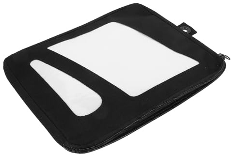 IDEANATEGRATE Paquet Étanche de Rangement pour Ailerons de Paddle et Support de Gouvernail de Poupe en Toile Noire, Grosse Capacité, Facile à Transporter pour Activités Outdoor