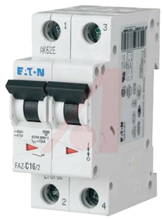 Eaton (Moeller) disjoncteur faz-d16/2 D 16 A, 2P Disjoncteur