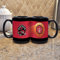 NBA Toronto Raptors Sportball-Tasse, 425 ml, Schwarz, 2 Stück