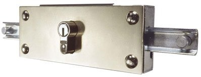 Générique - Serrure horizontale pour rideau metallique a cylindre de serrure -