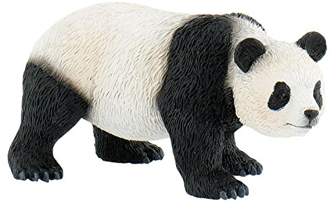 Bullyland 63678 - Spielfigur Panda Bär, ca. 10,4 cm große Tierfigur, detailgetreu, PVC-frei, ideal als kleines Geschenk für Kinder ab 3 Jahren