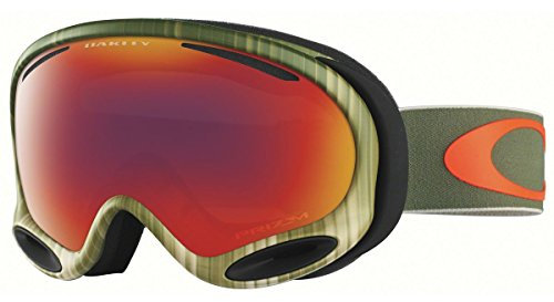 Oakley A FRAME 2.0 Ski Snow Boarding Goggles Wet/dry Olive Orange Prizm Torch Iridium Lens