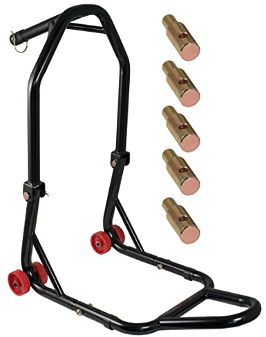 A-Pro Moto Roue avant bascule Support de montage Chock Moto halteb uegel Noir