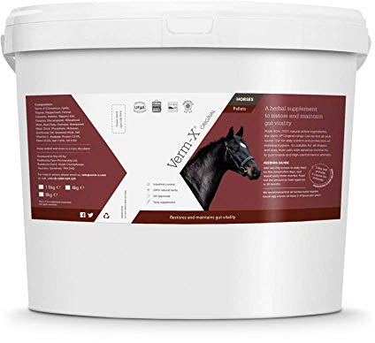 Verm-X All Natural Pellets for Horses and Ponies. Supports Intestinal Hygiene. Vet Approved. UFAS Assured. Restores and Maintains Gut Vitality. Wormwood Free Recipe.