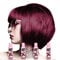 4 x Crazy Color Semi Permanent Hair Colour Dyes by Renbow 100ml Burgundy 61