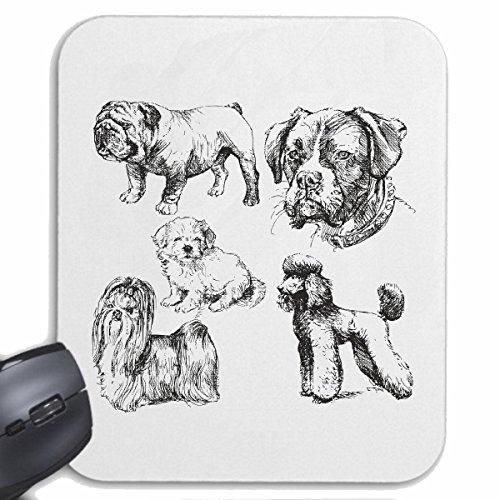 Mousepad Kameras Digital Kamera Vintage Photography Modell Retro Kamera Kameras Digital Kamera Fotograf Hintergrundsystem Fotostudio Profi Unterwasser-Kameratasche SLR für Ihren Laptop, Notebook oder PC Internet.. (mit Windows, Linux, etc.) in weiß