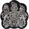 Coat of Arms Patch Embroidered Badge Royal Crest King Fancy Dress Iron Sew On