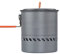 Tentock Wärmetauscher Alu Kochtopf 2-3 Personen, 1,5 L / 2.4 L Outdoor Kochgeschirr mit Faltbarer Griff und Aufbewahrungstasche für Picknick Reisen Camping, Schnelles Sieden(1.5L)