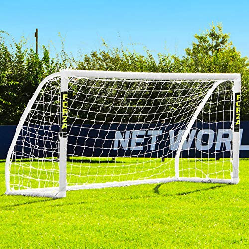 FORZA Porta da Calcio Match | Portatile, Leggero E Impermeabile | Porte Per Bambini | Taglie Multiple - Telo Di Precisione Opzionale (Senza Telo Di Precisione, 2,4m x 1,2m)
