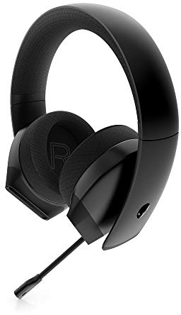 Alienware Stereo PC Gaming Headset AW310H: 50mm Hi-Res Drivers - Sports Fabric Memory Foam Earpads - Works with PS4, Xbox One & Switch via 3.5mm Jack