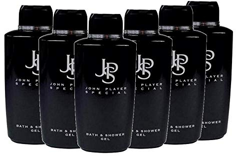 John Player Special Black Bath & Shower Gel, 6 x150 ml