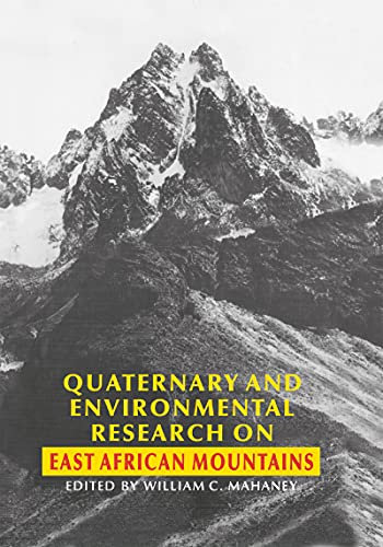 Quaternary and Environmental Research on East African Mountains (English Edition)