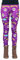 cosey - Dackel-Line Leggings (Einheitsgröße) - (Lila Dackel Liebe)