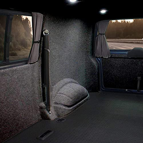 KARAT Filzstoff - Bastelfilz - Bespannstoff Kfz Filz Stoff für Auto Innenraumverkleidung Bezugsstoff Meterware Nadelfilz Camper ausbau Wohnmobil Filz Auto Innenausbau Superflex Schwarz 200 x 150 cm