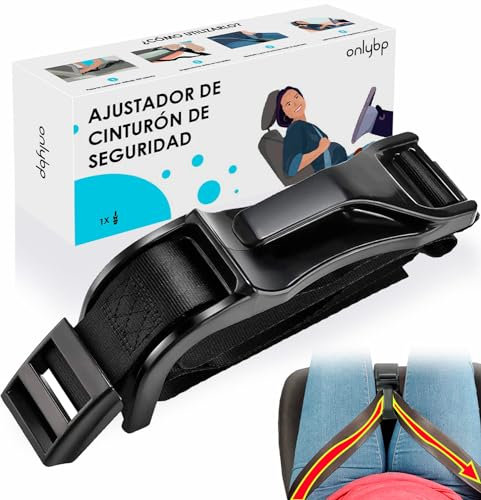 OnlyBP® Ceinture enceinte pour voiture – Adaptateur de ceinture pour grossesse de sécurité – Protège votre bébé en évitant le risque d'avortement dans la voiture – Sûr et confortable