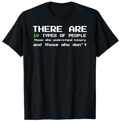 There are 10 Types of People understand Binary Binär USB T-Shirt