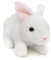 Uni-Toys - Hase Plushie (weiß) - 15 cm (Länge) - Plüsch-Kaninchen - Plüschtier, Kuscheltier