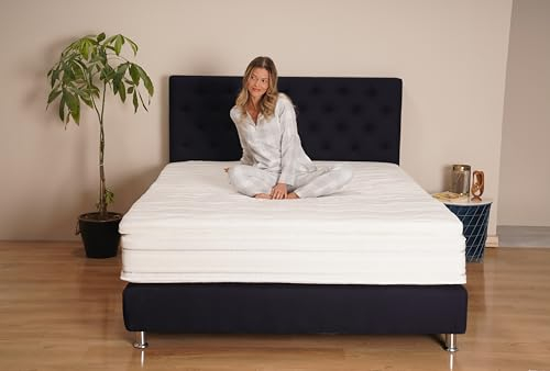 MARQA Premium Matratzen Topper Visco Memory Foam 90x200cm-100x200cm-120x200cm-140x200cm-160x200cm-180x200cm - 7cm Höhe Visco (Topper 1.1 Memory Foam, 180x200)