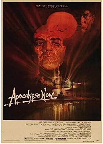 Poster Apocalypse Now Filmplakat, Vintage-Filmplakat, Wandkunst, Bilder, Poster Und Drucke, Leinwandgemälde, Heimdekoration 50X70Cm Kein Rahmen