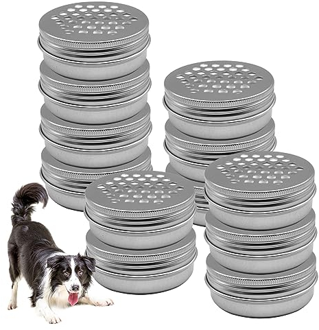 Hundeduft-trainingsset 12-teiliges Aluminium-hunde-agility-duft-trainingsgerät Hunde-nasen-geruchs-trainingsbehälter Duft-arbeitsset Dosen Hunde-agility-ausrüstung Hunde-agility-tunnel Für Hunde