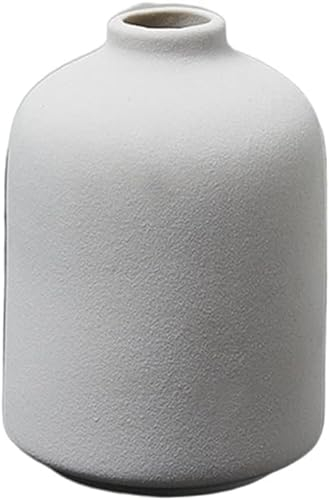 MAHWER Ceramic Vase Decorations Dried Flowers Decorative Dining Table Room Home Life Decorative Flowers Home Office Mini Vase Ornaments Vases for Decor (Color : Height 10cm 3.9in)