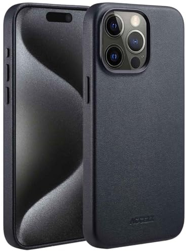 ACCEZZ Backcover kompatibel mit iPhone 15 Pro Max - Schwarz