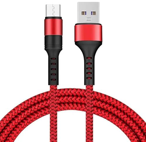 Neo10Ten NEW 5A Supercharge USB to Type C USB Data and Charging Cable 1.0m (3ft 3in) Android Laptop PC Mac Apple Compatible (Samsung, Huwaei, Google, Xiaomi, OnePlus) (Red)