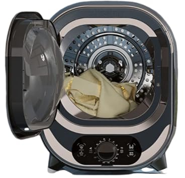 18L Large Capacity Mini Tumble Dryer - Hot and Cold Air Three-Dimensional Drying. Low Decibel 35, Dual Temperature-Controlled. One-Touch Knob Control. Perfect for Efficient Drying