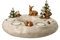 Goebel Teelichthalter Adventskranz Winterwald - Winterwald Weihnachten