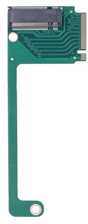 MEIBAOGE 4.0 NVME M-Key 22 x 30 mm a 22 x 80 mm, extensión en ángulo de 90 grados SSD adaptador mejorado para juegos ROG Ally Ally