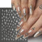 Irikdescia 8 Stück Selbstklebende Star Nail Sticker, 3D Stern Nagelaufkleber, Sterne Nageldesign, Nagelsticker und Aufkleber, Nail Art Zubehör, Nagelfolie Sticker